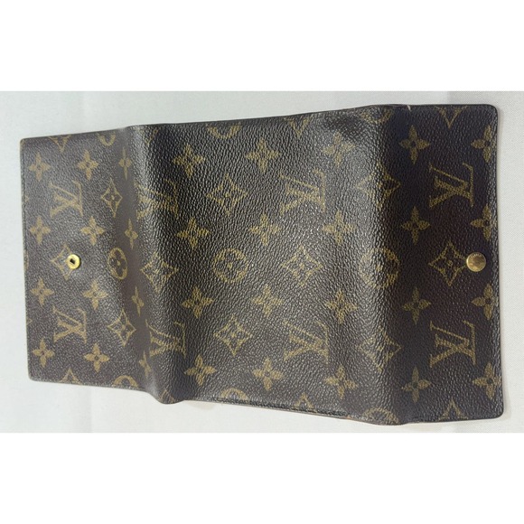 LOUIS VUITTON Monogram Porte Tresor Etui Chequier Wallet M61200 Auth Preowned - Picture 5 of 11